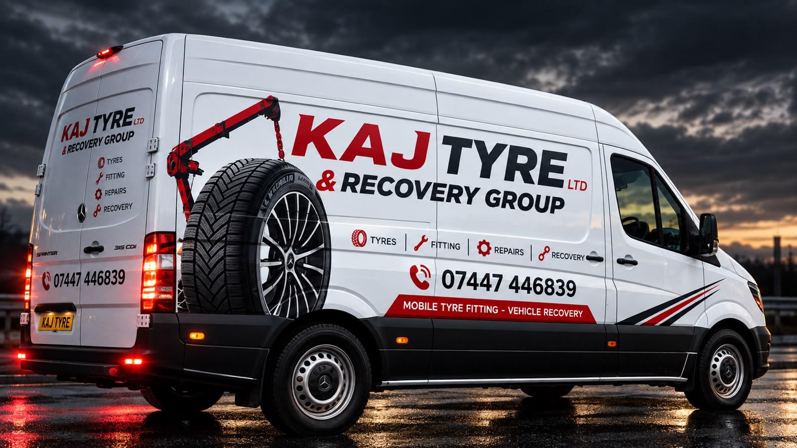 KAJ Tyre & Recovery mobile service van